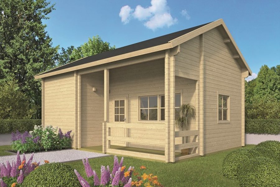 Blokhut Ibiza 700x510 cm