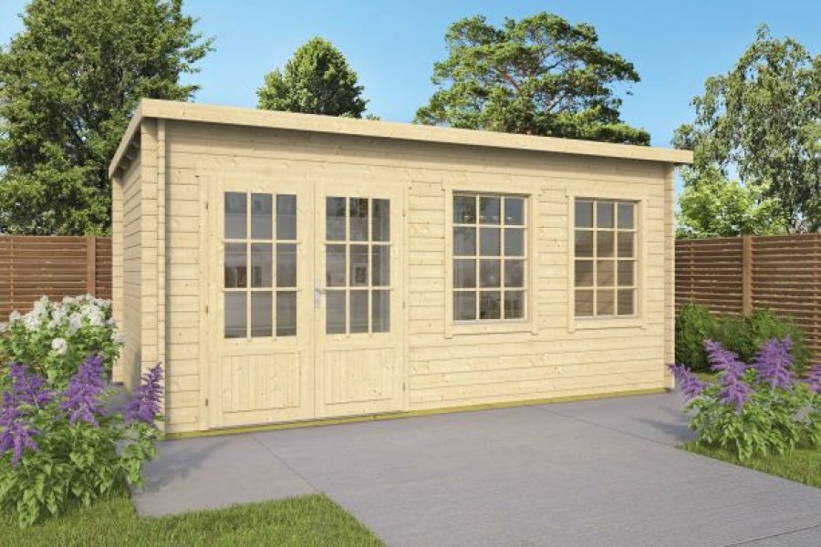 Blokhut Sadie 500x300 cm incl. gratis dakleer