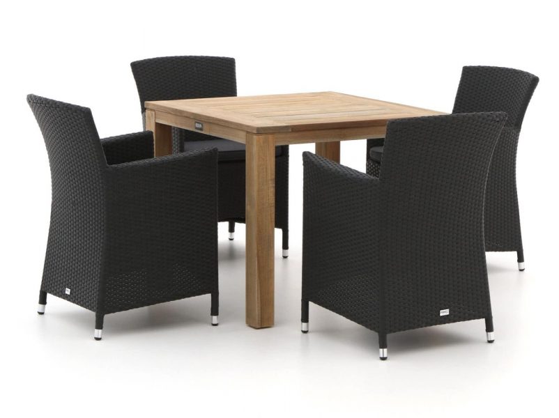 Forza Barga/ROUGH-S 90cm dining tuinset 5-delig - Laagste prijsgarantie!