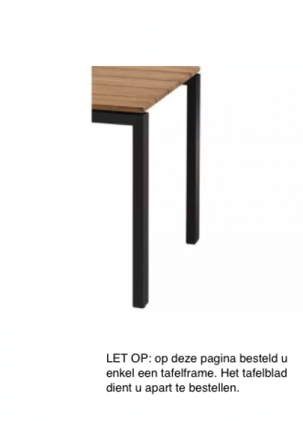 4 Seasons Outdoor Goa alu tafelframe 220x95 cm - antraciet