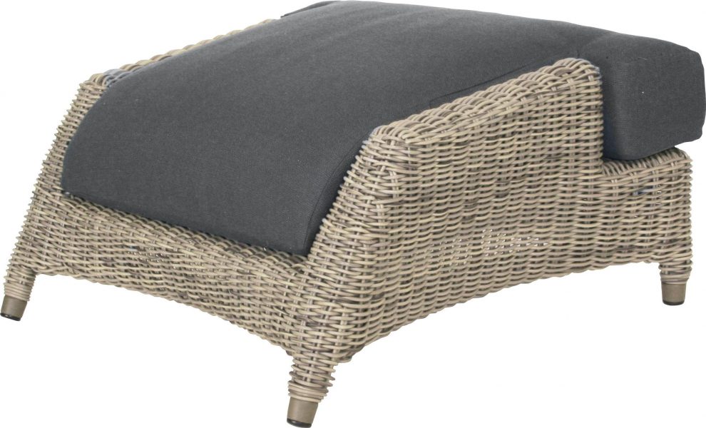 4 Seasons Outdoor Valentine voetenbank met kussen - Pure