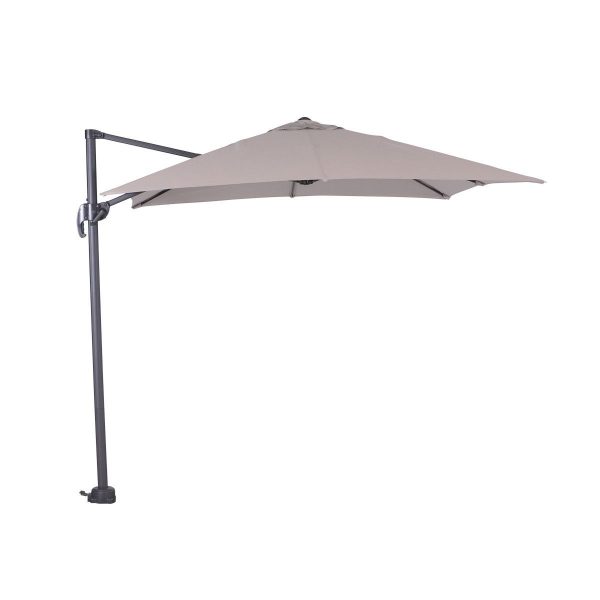 Garden Impressions Hawaii S zweefparasol 250 x 250 cm - grijs frame