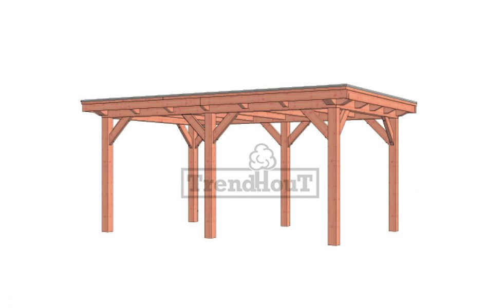 Buitenverblijf Florence 545x360 cm - Plat dak