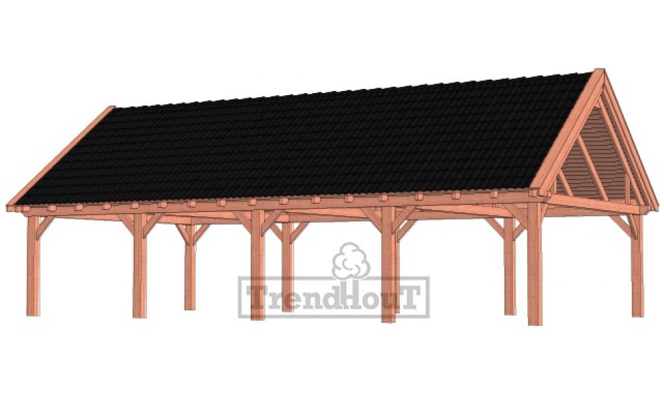 Overkapping Zadeldak XXL 1250x700 cm