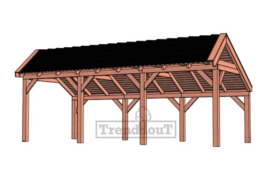 Kapschuur De Stee 740x360 cm