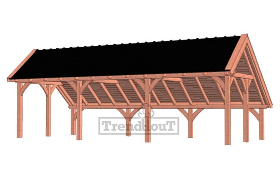 Kapschuur De Hoeve XL 926x440 cm
