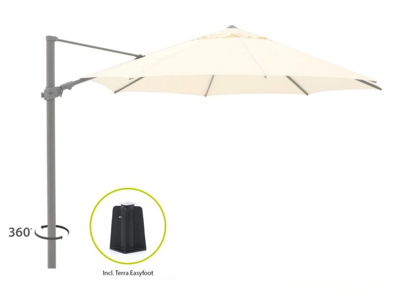 Shadowline Austin zweefparasol ø 350cm - Laagste prijsgarantie!