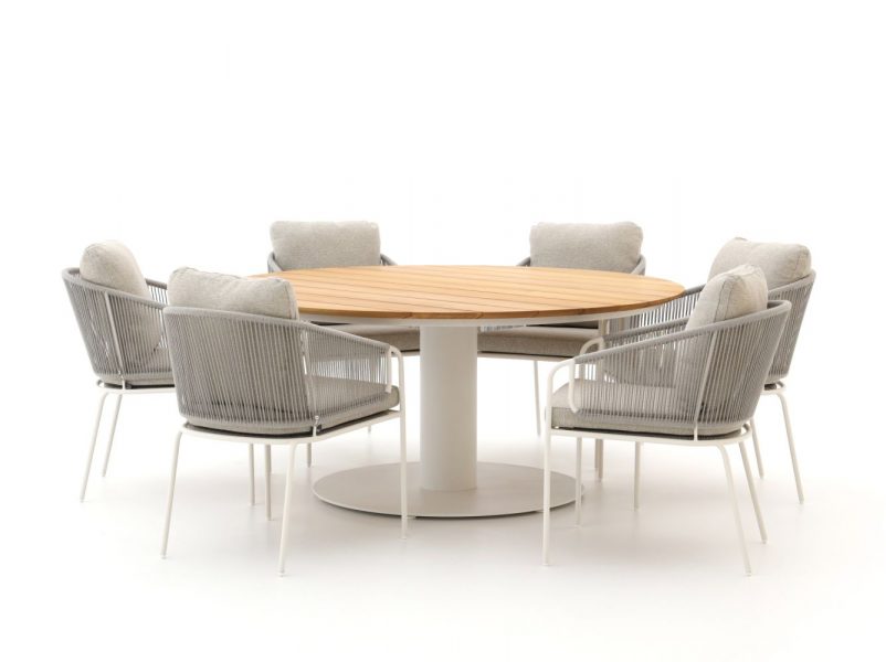 SUNS Revello/Grado Ø170cm dining tuinset 7-delig - Laagste prijsgarantie!