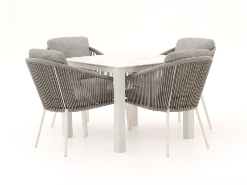 SUNS Nappa/Lagundo 90cm dining tuinset 5-delig - Laagste prijsgarantie!