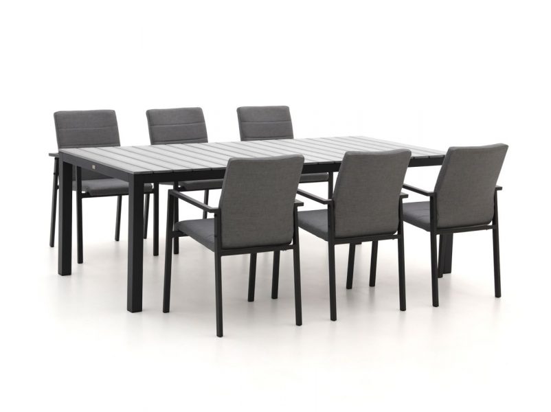 Il Tempo Cetona/Fidenza 220cm dining tuinset 7-delig stapelbaar - Laagste prijsgarantie!