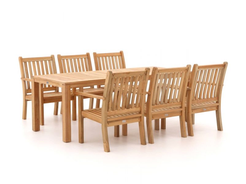 Sunyard Oxford 220cm dining tuinset 7-delig - Laagste prijsgarantie!