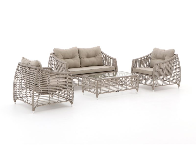 Manifesto Ortello stoel-bank loungeset 4-delig - Laagste prijsgarantie!