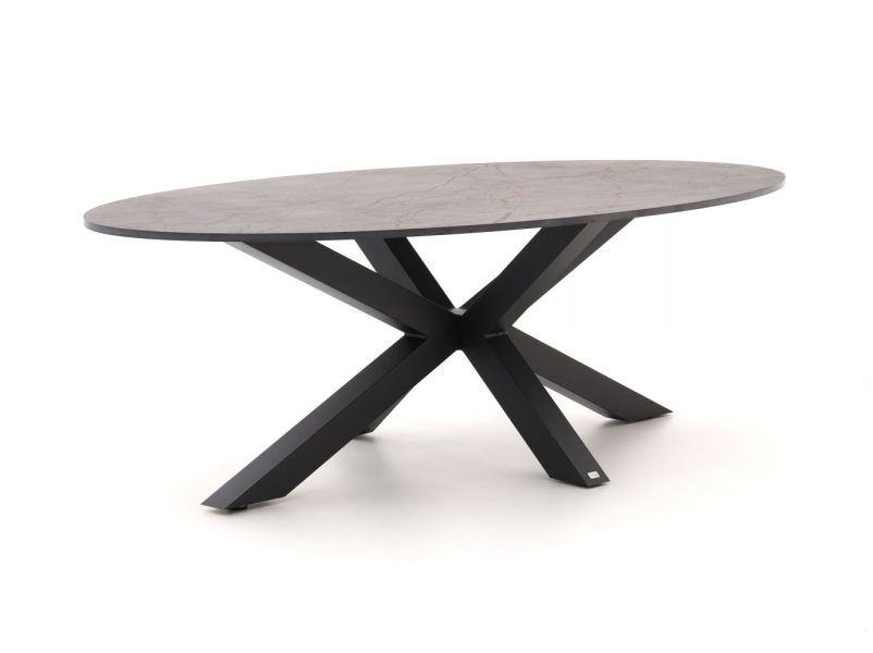 Bellagio Induno Ellips dining tuintafel 240x120cm - Laagste prijsgarantie!
