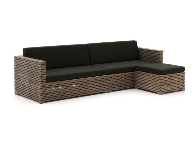 ROUGH-C chaise longue loungeset 3-delig - Laagste prijsgarantie!