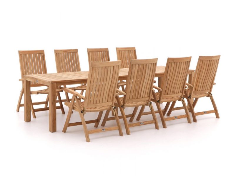 Sunyard Oxford 300cm dining tuinset 9-delig verstelbaar - Laagste prijsgarantie!