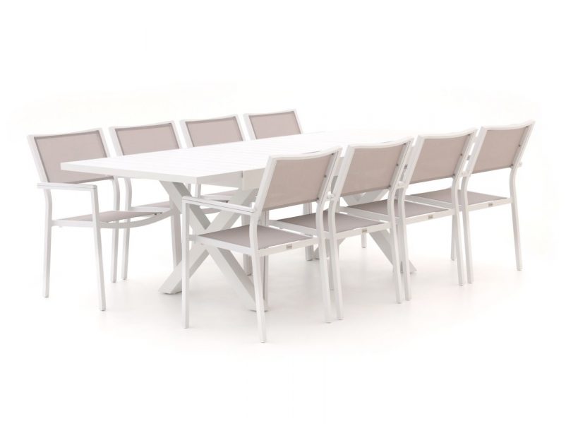 Bellagio Roma/Pavello 180cm dining tuinset 9-delig uitschuifbaar - Laagste prijsgarantie!