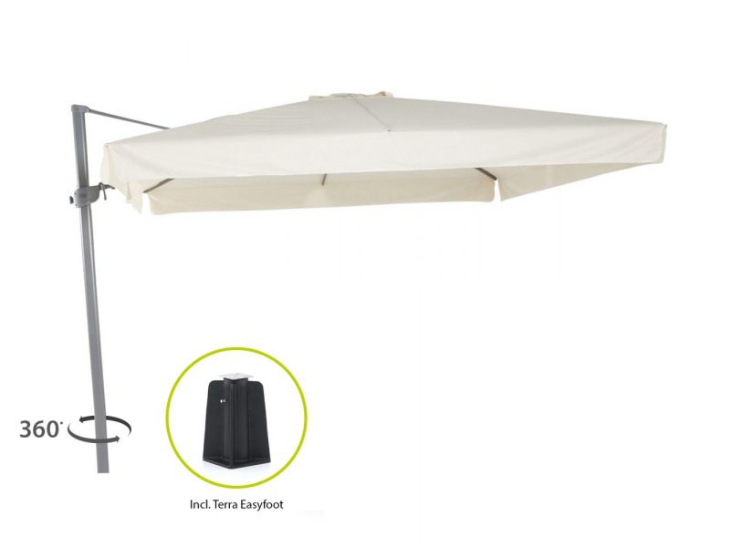 Shadowline Miami zweefparasol 300x300cm - Laagste prijsgarantie!
