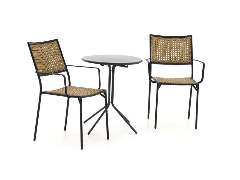 Forza Aziano balkonset 3-delig stapelbaar - Laagste prijsgarantie!