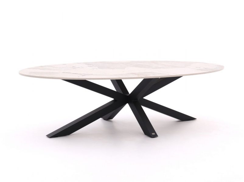 Bellagio Induno Ellips dining tuintafel 280x130cm - Laagste prijsgarantie!