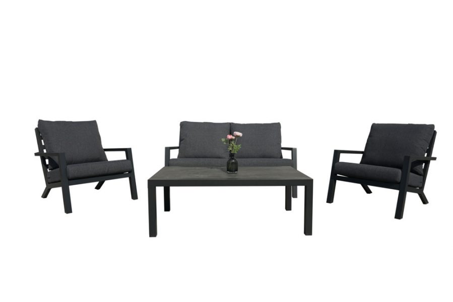 Cannes stoel-bank loungeset - 2-zitsbank