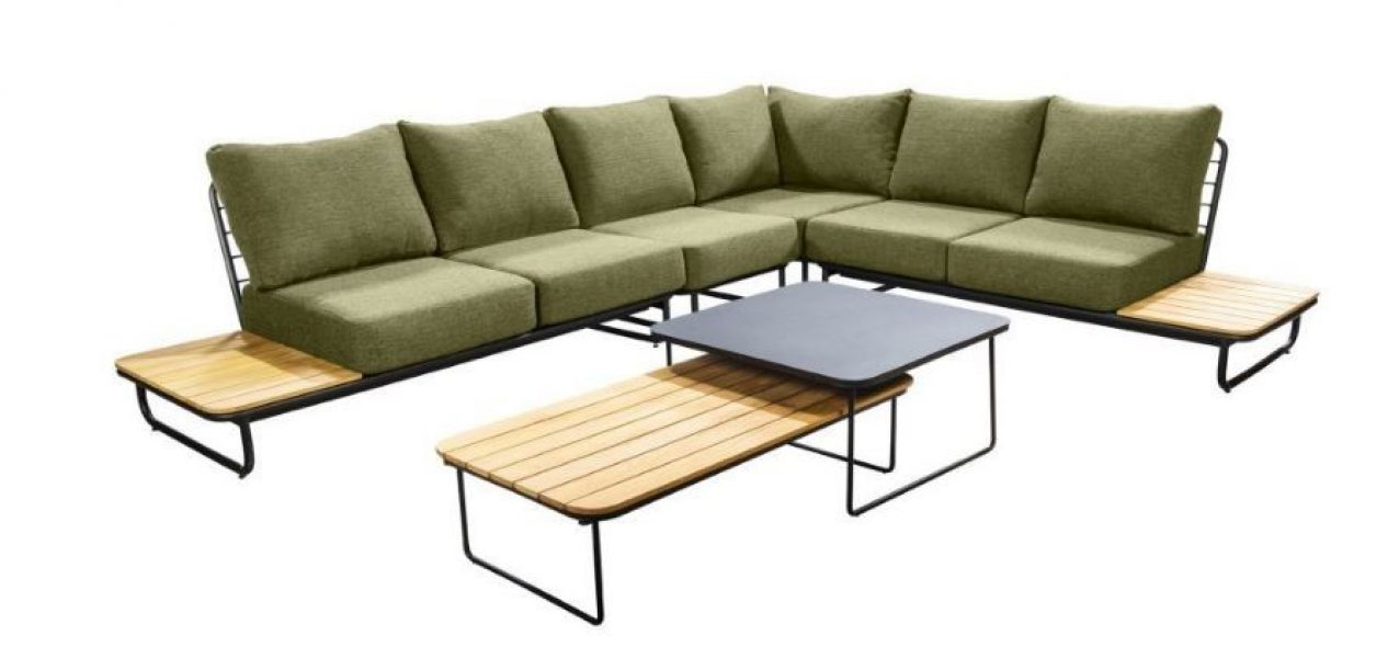 Taiyo loungeset groen hoekset