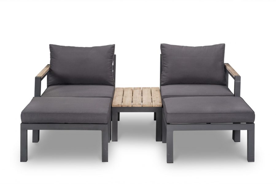 Camino love seat (5-delig) BLACK