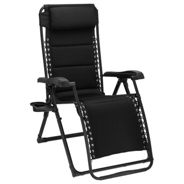 Barletta Relax Tuinstoel Zwart