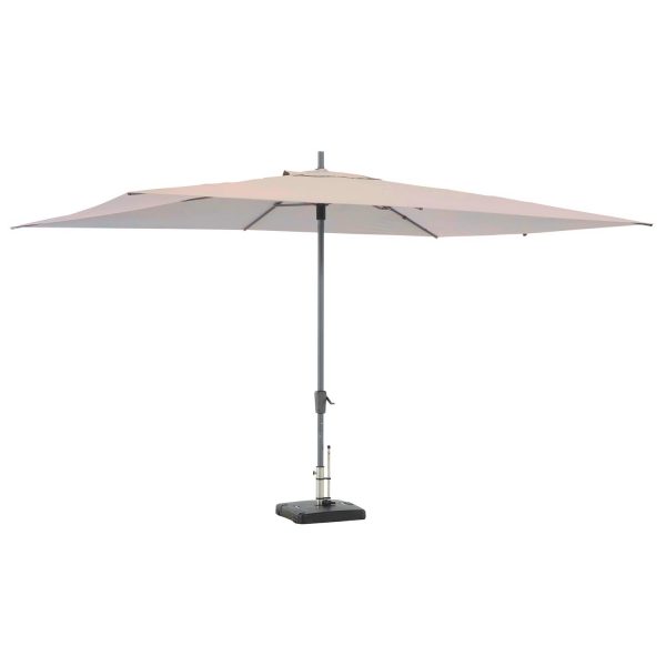 Rectangle ecru stokparasol 400 x 300 cm
