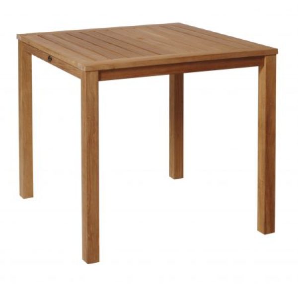 Borek Trento tafel 80x80 cm teak