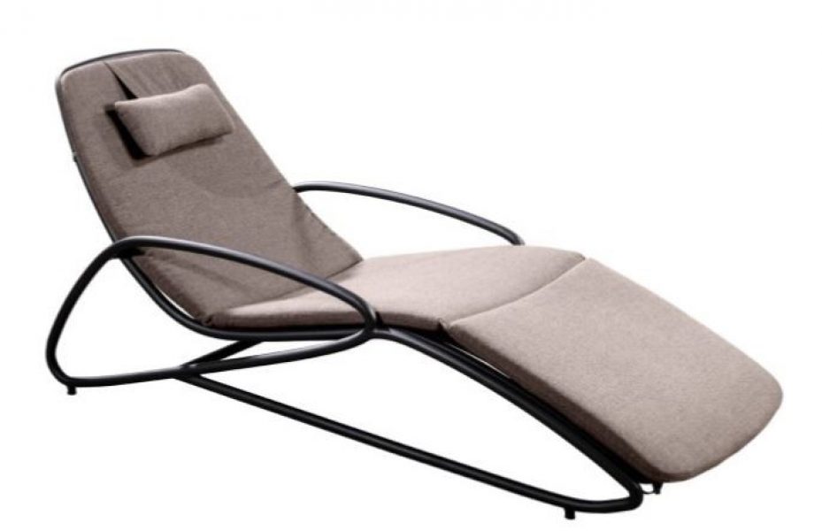 Youkou lounger alu black/heather beige