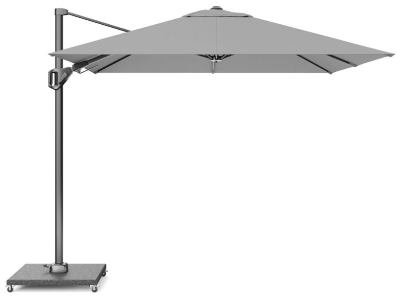 Voyager T2 270x270 lichtgrijs zweefparasol