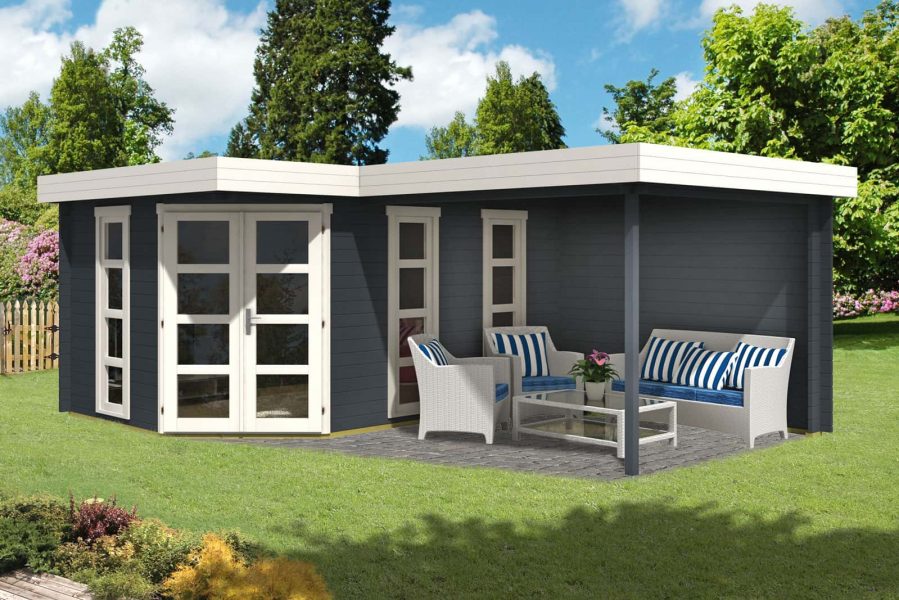 5-hoekig tuinhuis lindau-40 met uitbreiding