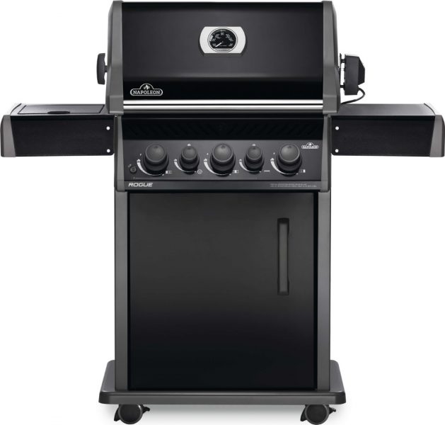 Rogue 425 met zij- en achterbrander zwart incl. draaispit