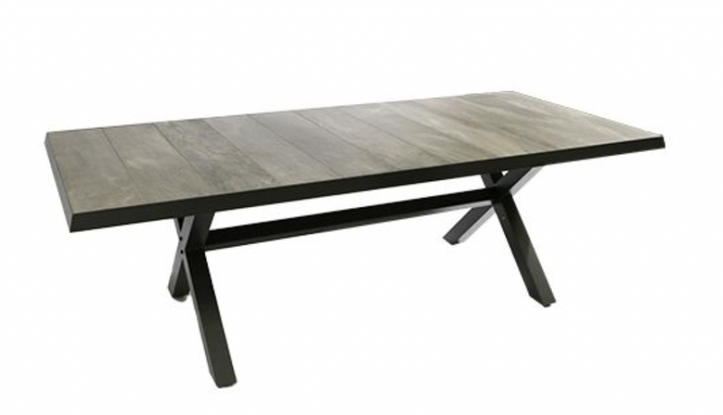 Malatya Tuintafel 220x100 cm Grey