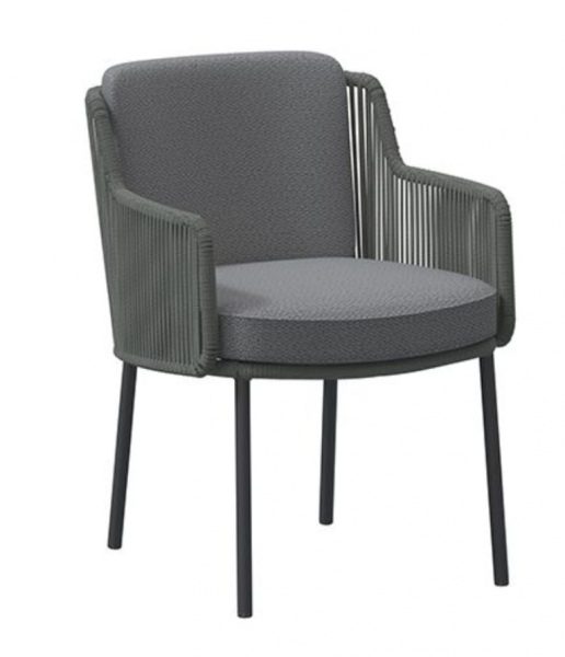 Bernini Dining Tuinstoel Platinum