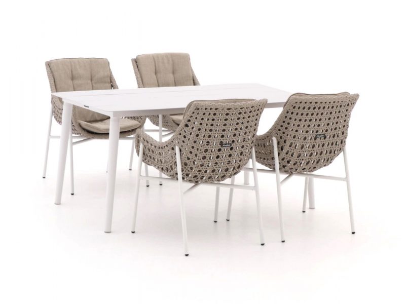 Manifesto Novara/Sora 160cm dining tuinset 5-delig - Laagste prijsgarantie!