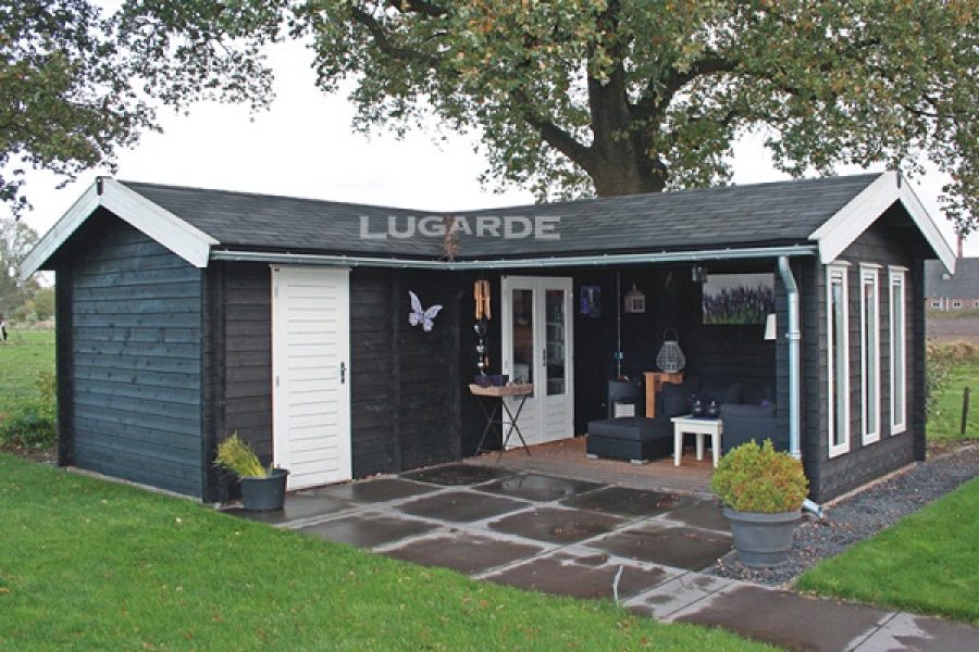 Lugarde Blokhut Cleo (met overkapping) B48 - 700x600 cm