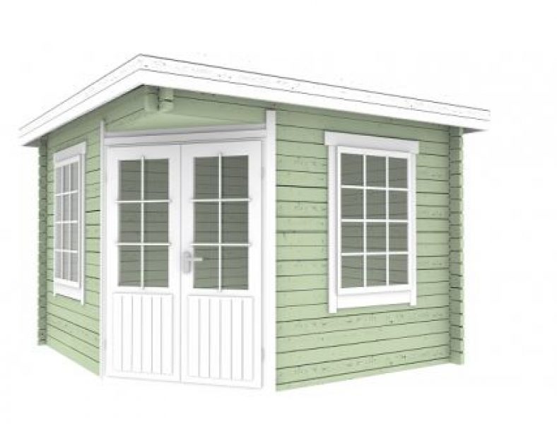 Blokhut 3056 300x300 cm - gecoat