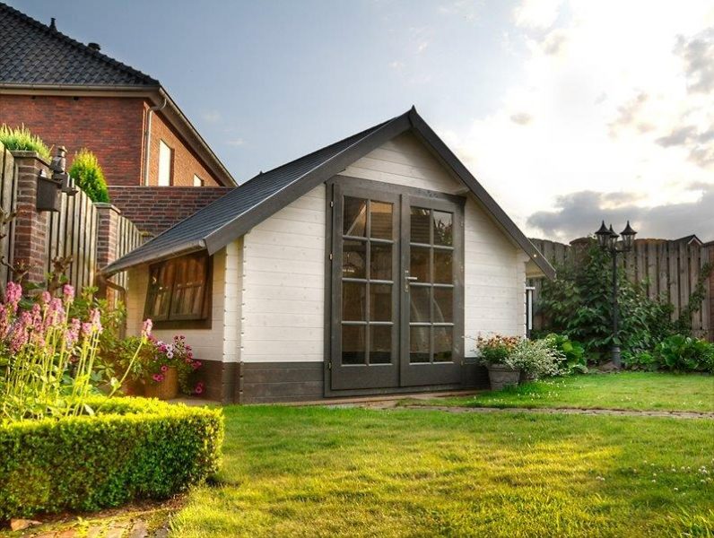 Blokhut Skov 350x300 cm - geïmpregneerd