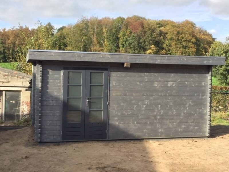 Blokhut/Tuinhuis Vertrijk 520x320 cm 44 mm