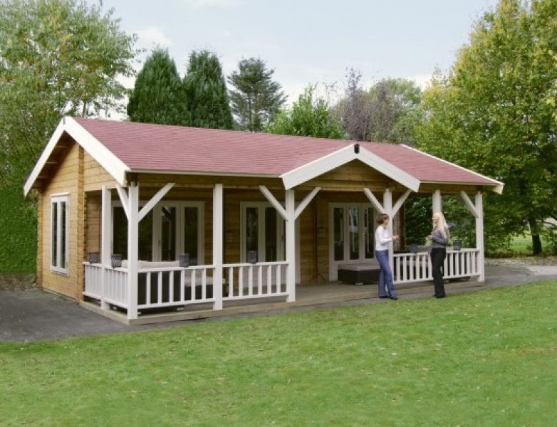 Lugarde Blokhut Bonaire 44mm B54 - 550x850 cm