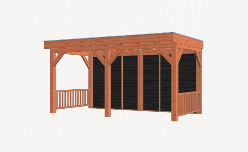 Buitenverblijf Refter XL 500x285 cm - Combinatie 1