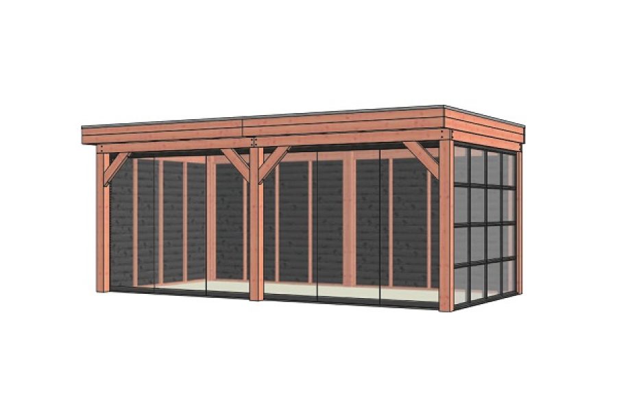 Buitenverblijf Refter XL 600x340 cm - Combinatie 1