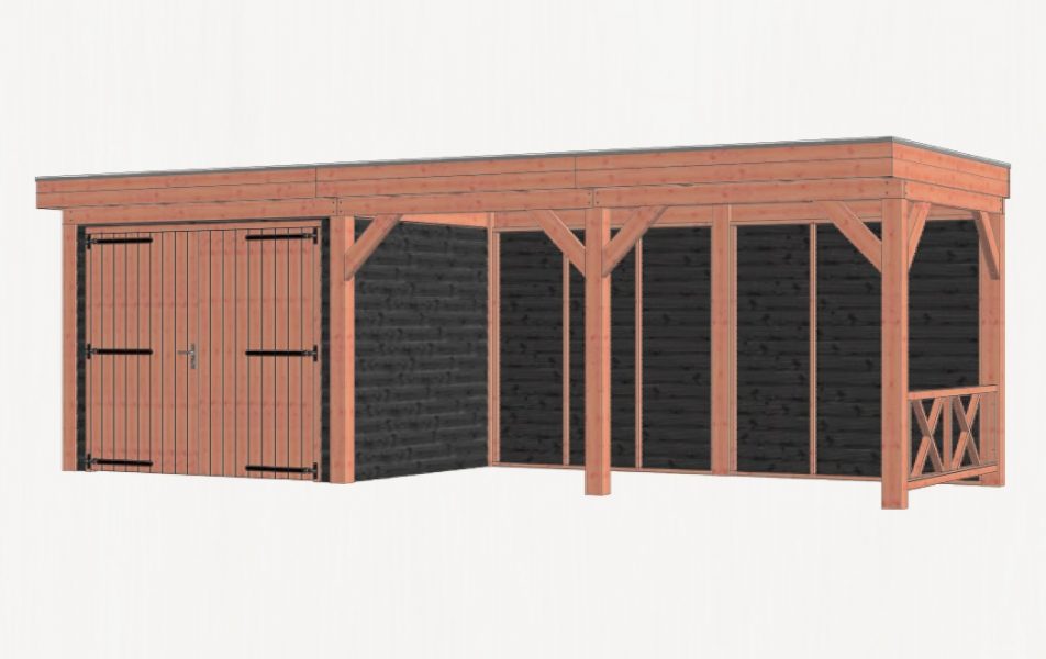 Buitenverblijf Refter XL 785x285 cm - Combinatie 1