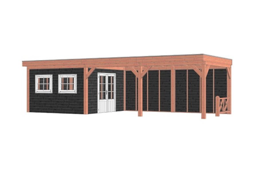 Buitenverblijf Refter XL 955x400 cm - Combinatie 1