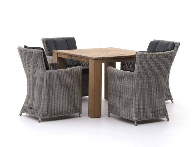 Intenso Adriano/ROUGH-X 100cm dining tuinset 5-delig - Laagste prijsgarantie!