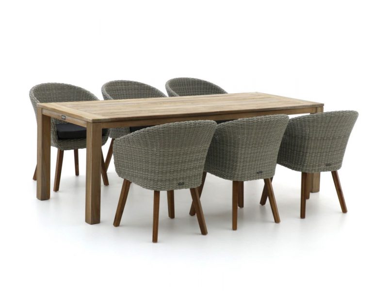 Intenso Tropea/ROUGH-S 220cm dining tuinset 7-delig - Laagste prijsgarantie!