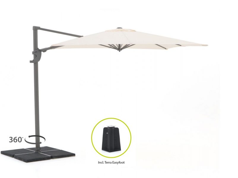 Shadowline Francisco zweefparasol 260x260cm - Laagste prijsgarantie!