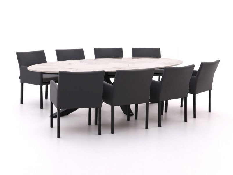 Il Tempo Lento/Induno Ellips 280cm dining tuinset 9-delig - Laagste prijsgarantie!