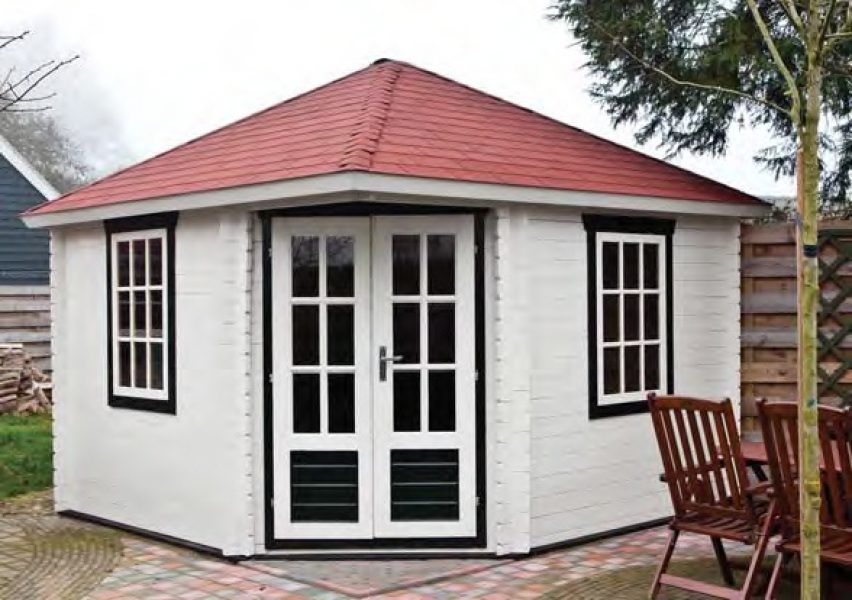 Tuindeco Blokhut Dagmar 350x350 cm - geïmpregneerd